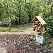 Doug Shook's Eagle Scout Project - Bee Hotel and Native Plant Garden at Entrance to Jemison Park