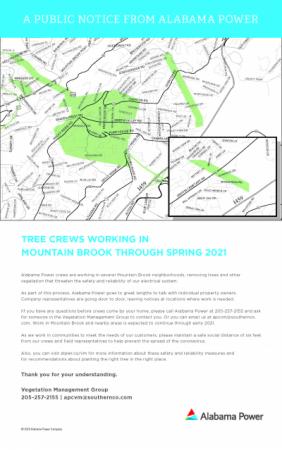 APCO 2020-2021 Tree Trimming Mountain Brook